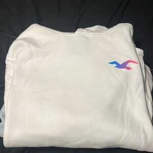 Multi colored Hollister hoodie large like new